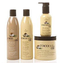 Load image into Gallery viewer, Coconut Oil Hair Care 4 Piece Set - Revitalize and Nourish Dry or Damaged Hair