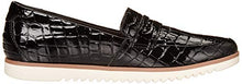 Load image into Gallery viewer, Clarks Women's Serena Terri Loafer Flat, Black Patent Synthetic, 12 Wide
