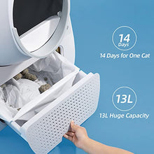 Load image into Gallery viewer, Catlink Self Cleaning Cat Litter Box, with 4 Pcs Clumping Cat Litter, Double Odor Removal, Extra Large Automatic Cat Litter Box, Scoop-Free Covered Cat Robot Litter Box for Cat (Version Young)