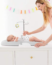 Load image into Gallery viewer, Skip Hop Changing Pad: Easy-Clean Cushioned Foam Diaper Changing Pad with Tuck-Away Toy Bar, Grey
