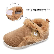 Load image into Gallery viewer, Newborn Baby Booties Non-Slip Sole for Boys Girls Infant Winter Shoes Warm Fleece Cozy Socks Shoes