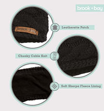 Load image into Gallery viewer, Womens Winter Ear Warmer Headband - Fleece Lined Cable Knit Ear Band Covers for Cold Weather - Soft & Stretchy Head Wrap
