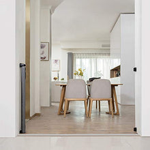 Load image into Gallery viewer, EasyBaby Products Extra Wide and Extra Tall Indoor Outdoor Retractable Baby Gate Extends up to 71" Wide, 39.3" (100cm) Tall, Grey