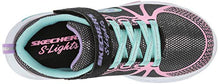 Load image into Gallery viewer, Skechers Kids Girls' Shimmer Beams-Sporty Glow Sneaker, Black/Multi, 10.5 Medium US Little Kid