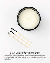 Load image into Gallery viewer, Premium Rose & Sandalwood Hand Poured Scented Candles, 8 oz | 45 Hour Burn, Long Lasting, Highly Scented, All Natural Soy Candles | Relaxing Aromatherapy Candle with Matte Black Glass Gift Box