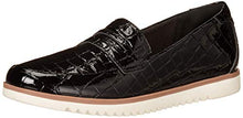 Load image into Gallery viewer, Clarks Women's Serena Terri Loafer Flat, Black Patent Synthetic, 12 Wide