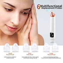 Load image into Gallery viewer, Blackhead Remover Vacuum Facial Acne Pore Suction Blackhead Vacume Cleaner Extractor Tool Face Comedone Removal with 6 Probes LCD Screen for Women & Men by Sunrich