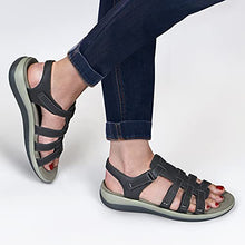 Load image into Gallery viewer, Orthofeet Proven Heel and Foot Pain Relief. Extended Widths. Orthopedic Diabetic Arch Support Women's Orthotic Sandals, Amalfi