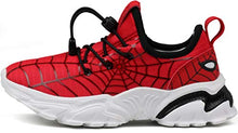 Load image into Gallery viewer, BRONAX Little Boys Athletic Shoes Slip On Size 12 Comfortable Lightweight No Lace Gym Running Gifts Tennis Sneaker for Little Kids Red 30