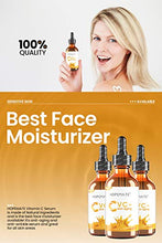 Load image into Gallery viewer, Hopemate Natural Facial Vitamin C Serum with Hyaluronic Acid& Vit E, New Skin Treatment Formula, Organic Anti Wrinkle Reducer, Natural Anti Aging Moisturizer, Dark Circles, Scar, Sun Damage Corrector,