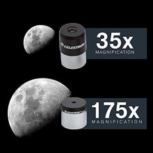 Load image into Gallery viewer, Celestron - PowerSeeker 70EQ Telescope - Manual German Equatorial Telescope for Beginners - Compact and Portable - BONUS Astronomy Software Package - 70mm Aperture