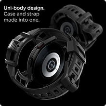 Load image into Gallery viewer, Spigen Rugged Armor Pro Designed for Galaxy Watch 4 Classic Case with Band 46mm (2021) - Black