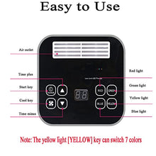 Load image into Gallery viewer, RUTILY 7 Color LED Light Therapy PDT LED Face Mask Photon Lamp Facial Body Therapy Device Foldable Skin Care Beauty Device Remover Anti-wrinkle with Protection Eye Mask for Home
