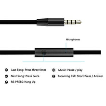 Load image into Gallery viewer, Over Ear Headphones with 5 Feet / 1.5M Cable, findTop 3.5mm Gaming Headset Noise Isolating with Mic and Volume Control for TV, PC and Cell Phone