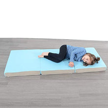 Load image into Gallery viewer, Milliard Toddler Nap Mat Tri Folding Mattress with Washable Cover (24 inches x 57 inches x 3 inches)