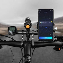 Load image into Gallery viewer, KANGBUKE Bike Handlebar Extender,Bicycle Handlebar Extension Aluminum Alloy Mount Holder Double Clamp Bike Bracket Bicycle Accessories for Flashlight Speedometer (Black)