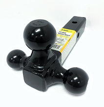 Load image into Gallery viewer, MAXXHAUL Black 70270 Hollow Shaft Triple Ball Mount - Black
