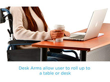 Load image into Gallery viewer, NOVA Bariatric Transport Chair with Locking Hand Brakes, Heavy Duty and Extra Wide Wheelchair with Removable & Flip Up Arms for Easy Transfer, Anti-Tippers Included, 400 lb. Weight Capacity, Blue