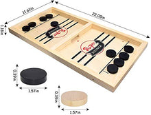 Load image into Gallery viewer, Fast Sling Puck Game Paced,Tinfence Table Desktop Battle,Winner Board Games Toys for Adults Parent-Child Interactive Chess Toy Board Table Game (22.7 in x 12.5 in)