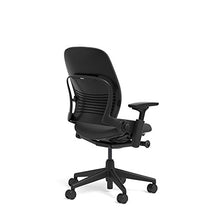 Load image into Gallery viewer, Steelcase Leap Chair, Black Fabric,FBA_,5" Cylinder -