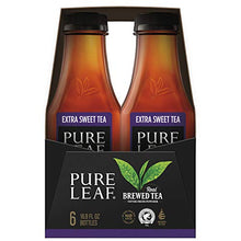 Load image into Gallery viewer, Pure Leaf Extra sweet Iced Tea, 16.9 Fluid Ounce (Pack of 6)