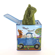 Load image into Gallery viewer, YOTTOY Contemporary Collection | Little Blue Truck Jack-in-The-Box Infant Plush Toy with Music