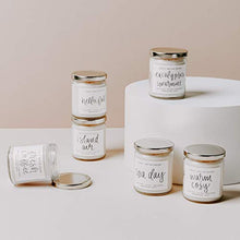 Load image into Gallery viewer, Sweet Water Decor Merry and Bright Candle | Fir, Nutmeg, and Clove, Winter Holiday Scented Soy Wax Candle for Home | 9oz Clear Glass Jar, 40 Hour Burn Time, Made in the USA