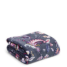 Load image into Gallery viewer, Vera Bradley Fleece Plush Throw Blanket, Felicity Paisley, 80" x 50"