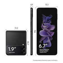 Load image into Gallery viewer, SAMSUNG Galaxy Z Flip 3 5G Factory Unlocked Android Cell Phone US Version Smartphone Flex Mode Intuitive Camera Compact 128GB Storage US Warranty, Phantom Black