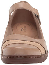 Load image into Gallery viewer, Clarks womens Cora Abby Mary Jane Flat, Sand Leather/Synthetic Combi, 9 Narrow US