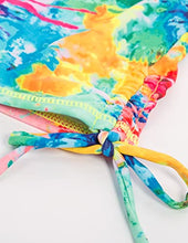 Load image into Gallery viewer, GRACE KARIN Girls Rash Guard Swimwear Long Sleeve Swimsuit 2-Piece Bathing Suit Tie Dye 14Y