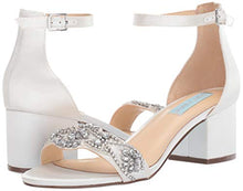 Load image into Gallery viewer, Blue by Betsey Johnson Women's SB-Mel Heeled Sandal, Ivory, 10 M US