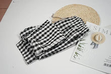 Load image into Gallery viewer, Big Boys Teeny Pajama Pants Plaid Print Breathable Lightweight Sleep Lounge Bottoms with Pocket (Blue, S)