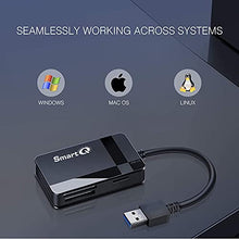 Load image into Gallery viewer, SmartQ C368 USB 3.0 SD Card Reader, Plug N Play, Apple and Windows Compatible, Powered by USB, Supports CF/SD/SDHC/SCXC/MMC/MMC Micro, etc.