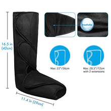 Load image into Gallery viewer, QUINEAR Leg Massager with Heat Air Compression Massage for Foot & Calf Helpful for Circulation and Muscles Relaxation