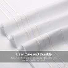 Load image into Gallery viewer, HooSeen 4-Pieces Bed Sheets Set 1800 Series Microfiber-Wrinkle & Fade Resistant, Deep Pocket, Hypoallergenic Bedding Set, Pillow Case (White, King)
