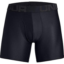 Load image into Gallery viewer, Under Armour Men's Tech 6-inch Boxerjock 2-Pack , Black (001)/Black , X-Large