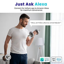 Load image into Gallery viewer, Etekcity Scales for Body Weight, Bathroom Digital Weight and Body Fat Scale for BMI, Rechargeable Smart Bluetooth Body Composition Analyzer, Sync Data with Other Fitness Apps Black 11.8x11.8 Inch