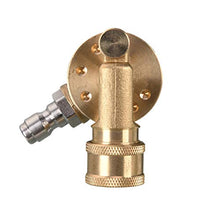 Load image into Gallery viewer, Tool Daily Pivoting Coupler for Pressure Washer Tips, Gutter Cleaner Attachment, 1/4 Inch Quick Disconnect, 240 Degree, 4500 PSI