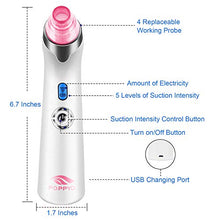 Load image into Gallery viewer, Blackhead Remover Pore Vacuum - Electric Blackhead Vacuum Cleaner Blackhead Extractor Tool Device Comedo Removal Suction Beauty Device for Women(Pink)