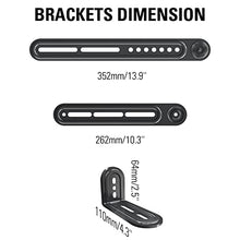 Load image into Gallery viewer, Mounting Dream Full Motion TV Wall Mount and Soundbar Bracket Bundle, TV Bracket for 26-55 Inch TVs, Max VESA 400x400mm and 99 LBS, Sound Bar Mount for Mounting Above or Under TV Up to 15 LBS