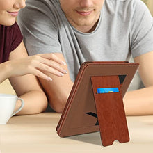 Load image into Gallery viewer, Fintie Stand Case for 6.8" Kindle Paperwhite (11th Generation-2021) and Kindle Paperwhite Signature Edition - Premium PU Leather Sleeve Cover with Card Slot and Hand Strap, Vintage Brown