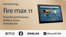 Load image into Gallery viewer, Introducing Amazon Fire Max 11 tablet, our most powerful tablet yet, vivid 11" display, octa-core processor, 4 GB RAM, 14-hour battery life, 64 GB, Gray