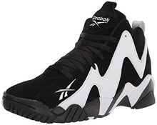 Load image into Gallery viewer, Reebok Men's Kamikaze II Sneaker, Black/White/Black, 3.5