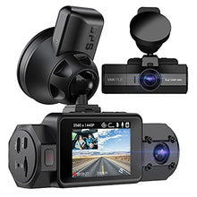Load image into Gallery viewer, Vantrue N2S 4K Dash Cam, Dual 2.5K 1440P Dash Camera with GPS and Speed, IR Night Vision Front and Inside Uber Car Camera, 24/7 Recording Parking Mode, Motion Detection, 256GB Supported