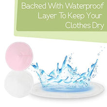 Load image into Gallery viewer, Organic Bamboo Nursing Breast Pads - 14 Washable Pads + Wash Bag - Breastfeeding Nipple Pad for Maternity - Reusable Nipplecovers for Breast Feeding (Pastel Touch, Large 4.8")