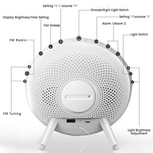 Load image into Gallery viewer, Sunrise Alarm Clock, Wake Up Light with Dual Alarms Clock for Bedrooms, Smart Alarm Clock for Heavy Sleepers Adults Kids, 7 Nature Sounds & Snooze, FM Radio, 7 Colors Ambient Lamp, Ideal for Gift