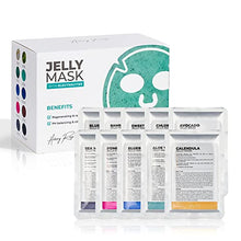 Load image into Gallery viewer, BRÜUN Peel-Off Jelly Mask Rubber Mask NEO Set - 10 Treatments (Chocolate, Aloe Vera, Avocado, Bamboo Charcoal, Calendula, Sea Mud, Pomegranate, Chlorella, Blueberry and lavender) – BRÜUN by Avery Rose