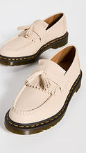 Load image into Gallery viewer, Dr. Martens Women's Adrian Loafers, Parchment Beige Virginia, Off White, Tan, 10 Medium US
