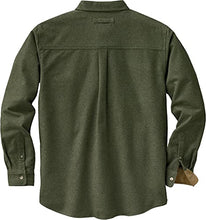 Load image into Gallery viewer, Legendary Whitetails Men's Buck Camp Flannel Shirt, Army, 4X-Large